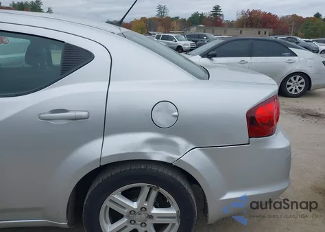 2012 Dodge Avenger Sxt из США, поврежденный, VIN 1C3CDZCB5CN190506